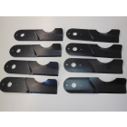 8 Messer für MTD Brill 30 76 cm Aufsitzmäher 742-0495