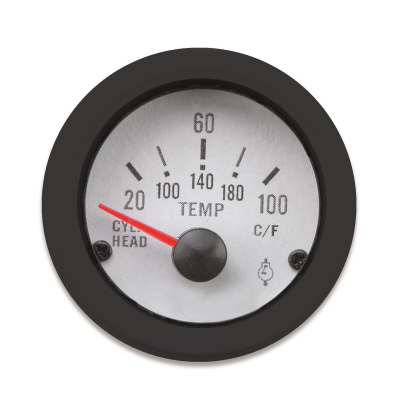 Zylinderkopftemperaturanzeige Aussenborder cylinder head temperatur gauge outboard 52 mm white weiss