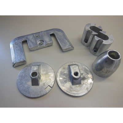 Anoden Anode Anodensatz Anodenkit Für Mercruiser Bravo 3 Three ab 2004 Aluminium sterndrive Z-Antrieb