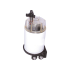 Fuel filter, water separator, sight glass, 10 micron, 3/8" plug, outboard motor, for Mercury, Yamaha