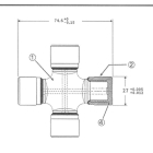 Kreuzgelenk Für Volvo Penta 3860232 SP-A1 SP-A2 SP-C DP-A DP-B DP-C DP-D DP-E DP-G DPX DPX-S Z-antrieb