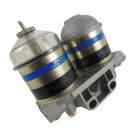 Fuel filter, diesel filter, fuel filter, CAV 296, dual filter, marine, boat, M14 x 1.5