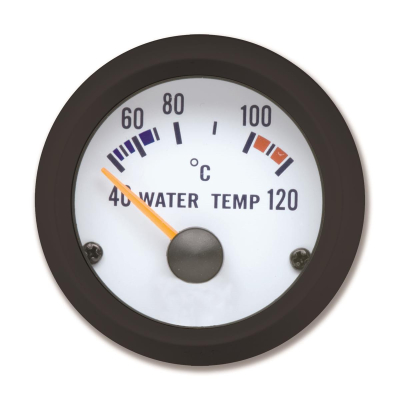 Wassertemperaturanzeige Anzeige Wassertemperatur Boot Jacht mit Geber 52 mm 40-120°C Water temperature gauge with sensor