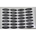 Schaltpaneel Schalttafel 6 Schalter switch panel 6 switches 12V 15A schwarz LED