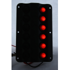 Schaltpaneel Schalttafel 6 Schalter switch panel 6...