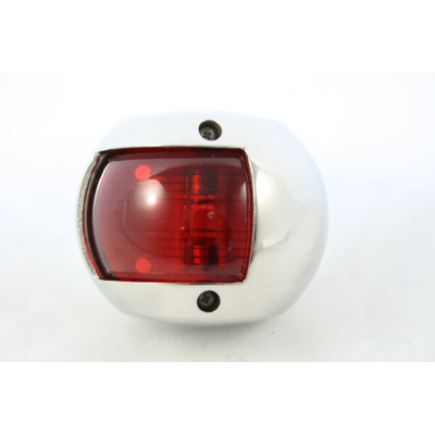 Edelstahl Navigationslicht Positionslicht Seitenlicht Backbord rot Boot Stainless steel Navigation position light port red boat