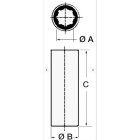 Wellenlager Propellerwellenlager Messing Metrisch Shaft line bushing brass metric