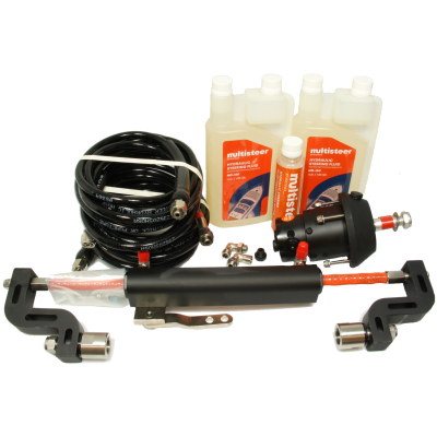 Bootslenkung Hydraulische Lenkung Steuerung Boot bis 115 HP PS Außenborder Hydraulic steering system for boats up to 115 HP Outboard