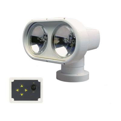 12V Suchscheinwerfer 55W 262 Meter Fernsteuerung Searchlight remote control boot