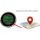 Chrom GPS Tachometer Geschwindigkeitsmesser Voltmeter Kraftstoffanzeige Koordinaten Kompass Speedometer Voltmeter Fuel Gauge Coordinates Compass