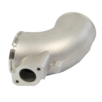 Exhaust elbow, stainless steel, for Volvo Penta AD30A, AQAD30A, TAMD30A, TMD30A, AD40B, AQAD40A, AQAD40B, AQD40A, TAMD40A, TAMD40B, TMD40A, TMD40B, TMD40C 845261